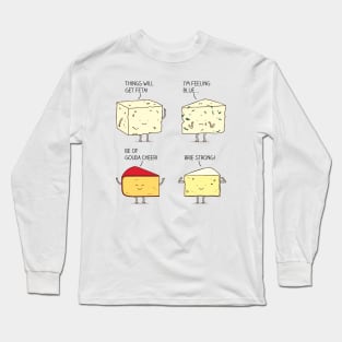 cheesy puns Long Sleeve T-Shirt